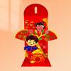 Red Envelope Vibrant Color 3D Visual Design 2024 Spring Festival Traditional Chinese Lucky Money Red Envelope Party Supplies