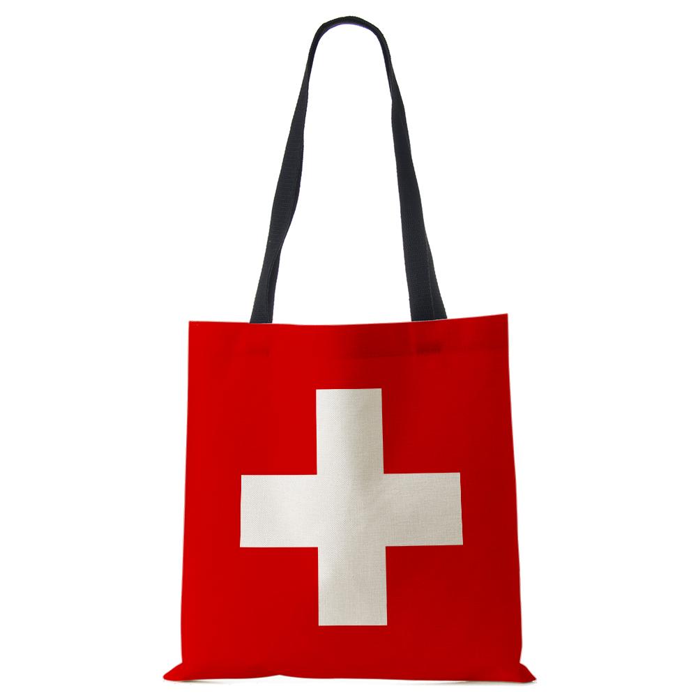 Женская сумка с флагом Кубка мира, льняные сумки, повседневные дорожные пляжные подарочные пакеты