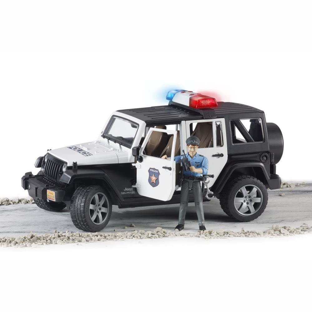 Bruder Jeep Police Car with Figure BR02526