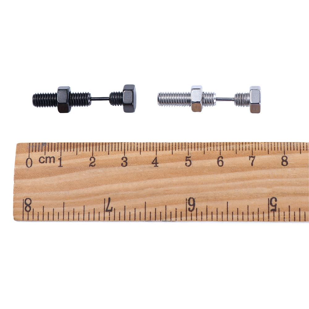For Men Women Stainless Steel Gift Screw Piercing Jewelry Fashion Accessories Ear Studs Earrings