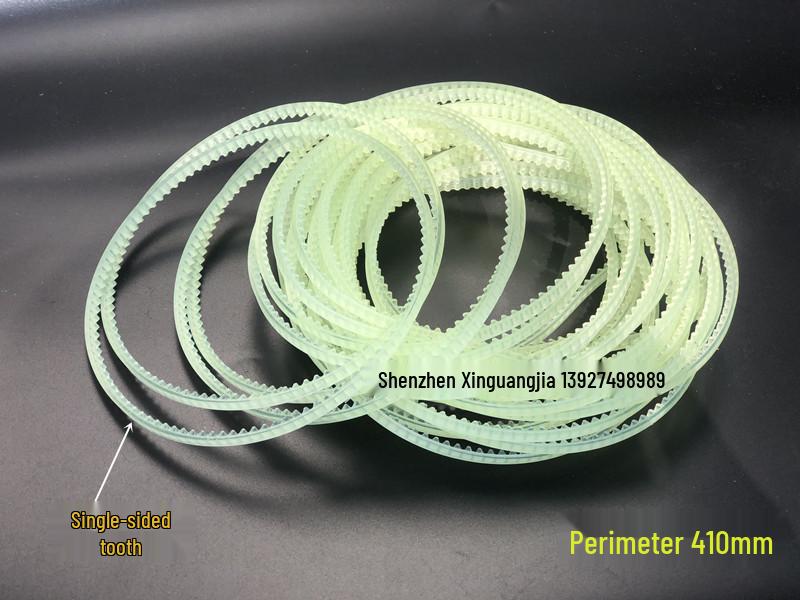 Toothed PU Belt & Guide for Sealing Machine, 410/420mm Circumference