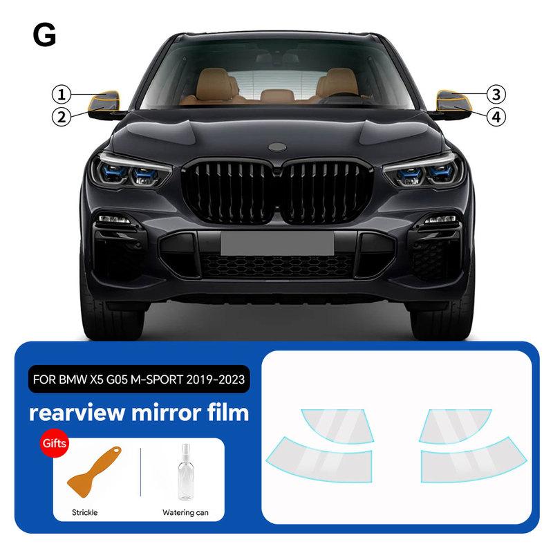 Headlight Rearview B Pillar Anti-scratch TPU Protection Film For BMW X5 M-Sport Drive40 50 M60 2024 2025 Pre-Cut PPF Clear Bra
