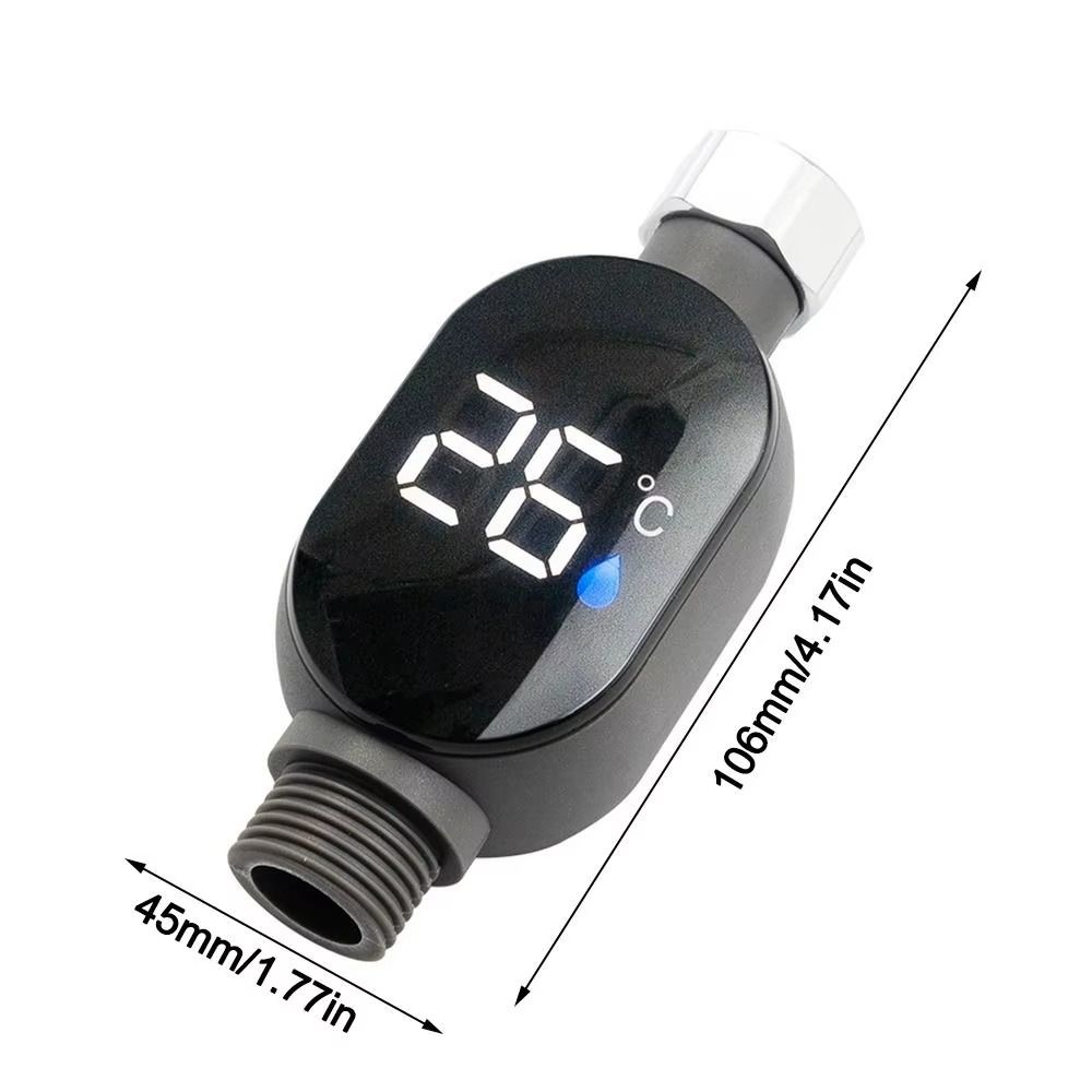 Waterproof Water Temperature Gauge Precise Measurement Shower Thermometer  Safe Bathing