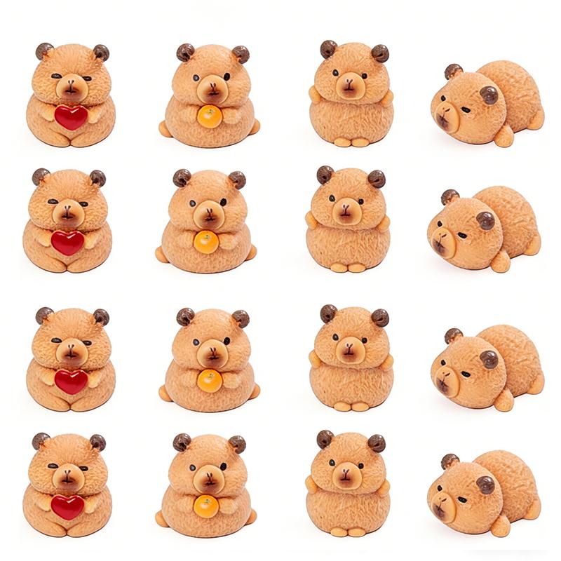 10-30 шт. Мини-фигурка капибары DIY Ландшафтный декор для дома Украшение Кукольный домик Миниатюрный аксессуар для украшения сказочного сада Современный