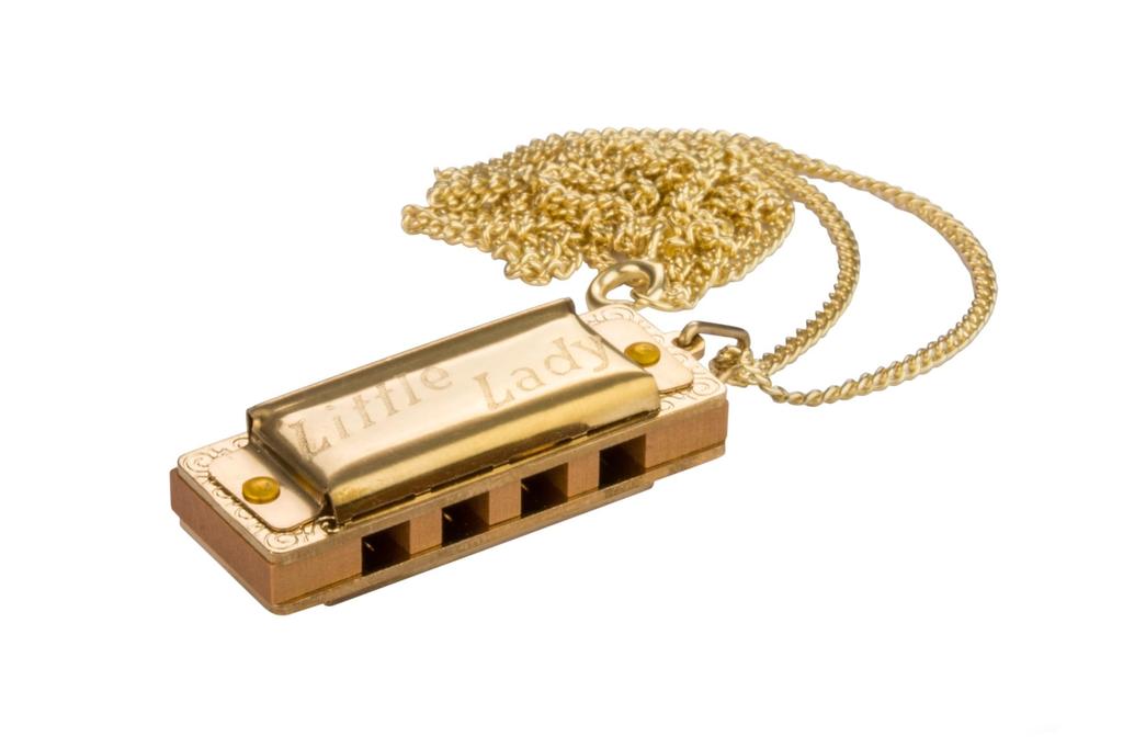 HOHNER Little Lady Gold Little Lady Gold с ожерельем миниатюрная губная гармошка C тон 110/8 /