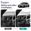 Real Dry Hard Carbon Fiber Side Air Outlet Trim Sticker for Toyota GR Yaris 2025-2026 LHD Driver Passenger Interior Accessories