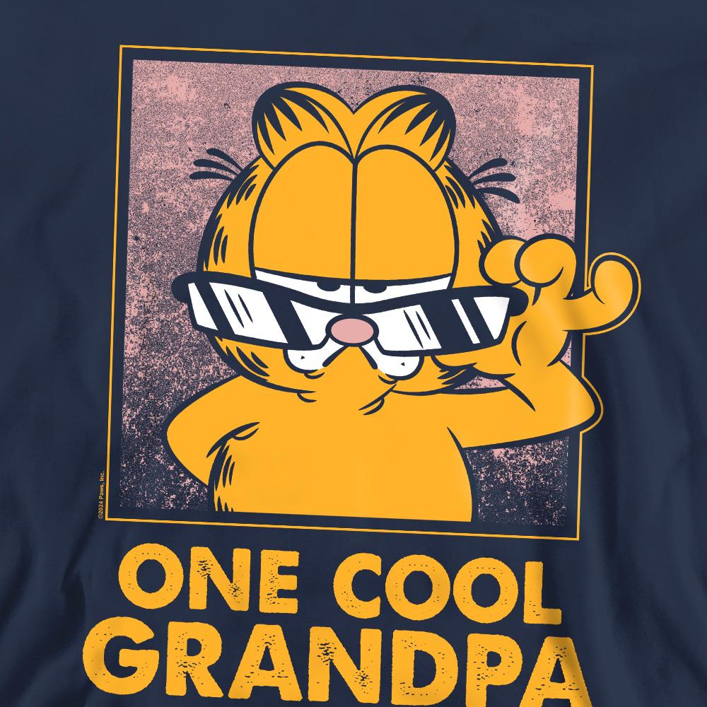 Garfield Unisex Adult One Cool Grandpa Fathers Day Sweatshirt