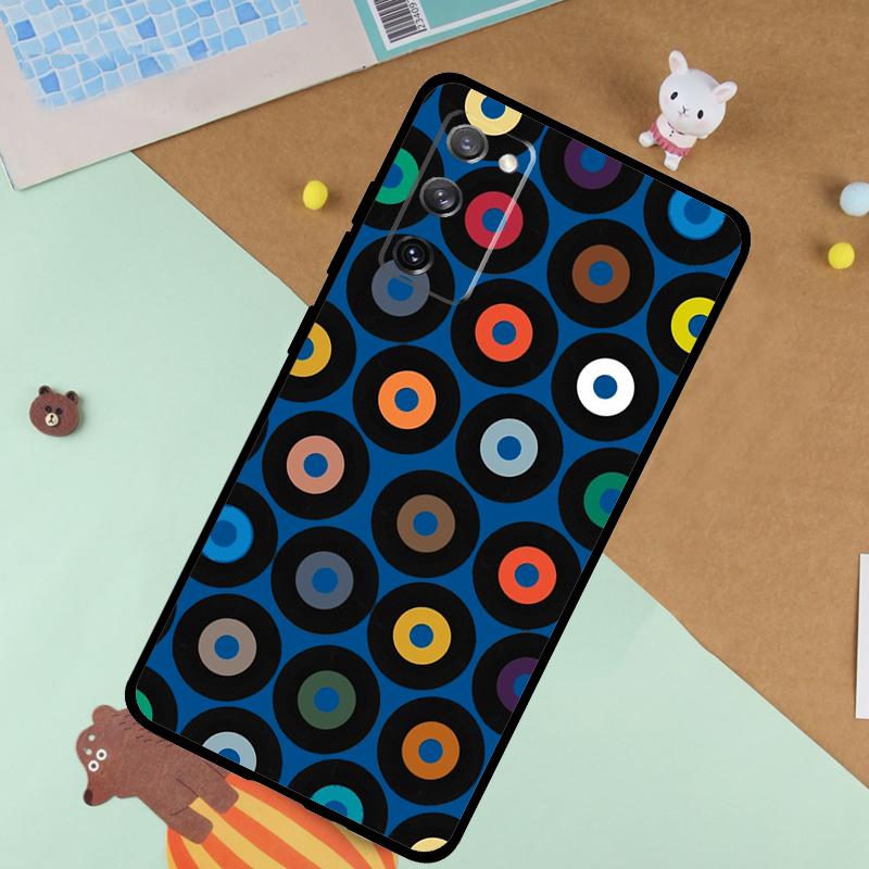 Виниловая пластинка Ретро Мягкий Чехол Для Samsung Galaxy S24 Ultra S9 S10 S20 S22 S23 Plus S21 FE S25 Ultra Funda Чехол