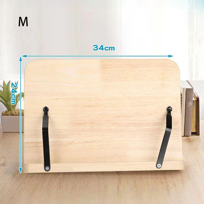 Portable Adjustable Book Holder Tray And Page Paper Clips-cookbook Reading Desk Sturdy Stand For Books Lightweight Bookstand