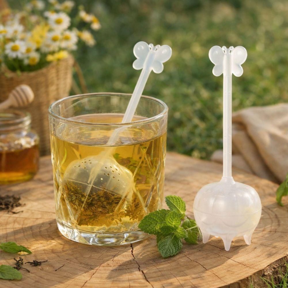 Food Grade Lemon Tea Maker Plastic Tea Infuser Stirring Tool Tea Strainer Home Office