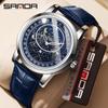 New Watch Full Machinery and Fashion Trends Rotating Dial Men's Watch