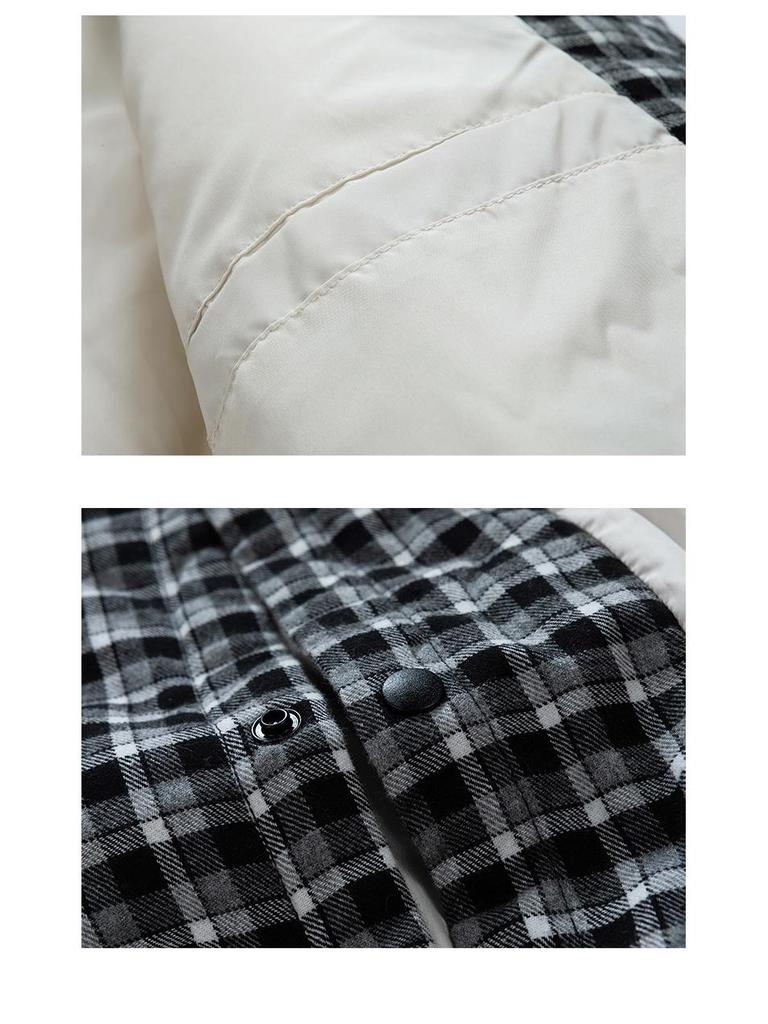 Женская и мужская утепленная короткая модная пуховая куртка с капюшоном из 85% белого утиного пуха