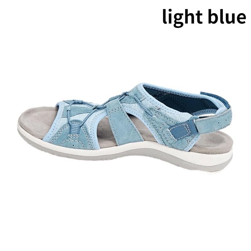 Женские походные сандалии Спортивные сандалии с регулируемыми ремнями на липучке Легкие водонепроницаемые спортивные пляжные сандалии Уличные сандалии