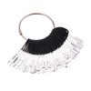 30 шт./набор образцов волос для теста цвета, кольца/карты/диаграммы для салона, практика парикмахера