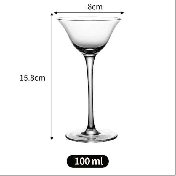100ml Martini Goblet Cup Japanese Kimura Series Crystal Cocktail Glasses Clear Flying Saucer Juice Glass Drinkware Dropshipping
