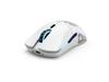 Glorious PC Gaming Race Glorious Model o Wireless Gaming RGB Gaming 6 Programmable Buttons Mouse, White, Illuminated, Lightweight, Mouse, (69g)