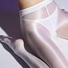 Новые женские колготки 8 Открытая промежность Леггинсы Масло Блестящие Глянцевые Колготки Высокая эластичность Формирующее белье Женская одежда