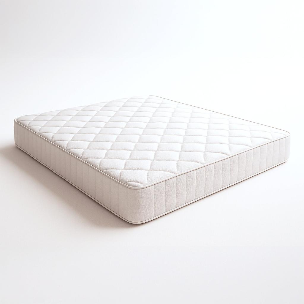 The White Stone Matelas Ignifuge en Memory Foam Hauteur 20 cm | | Revêtement Anallergique et Antibactérien