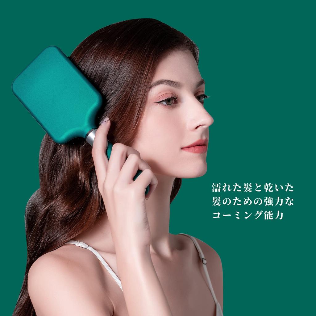 Лопатка для волос RHOS улучшает состояние кожи головы как для влажных, так и для сухих волос. Подарочная щетка, щетка, качество, уход, расческа, антистатическая, гладкая, использование, для женщин, для мужчин, подарок,