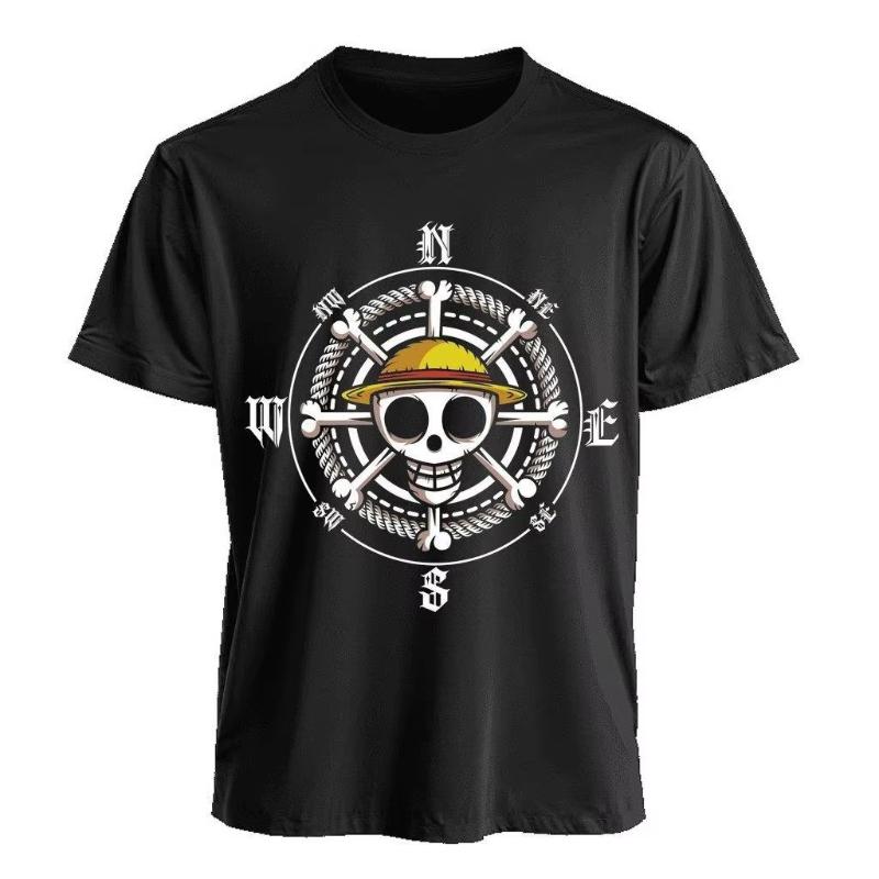One Piece Anime T Shirt Men Women Cotton Short Sleeve Summer 2026 Casual Streetwear Graphic Tee Crewneck Manga Print Tops Y2k
