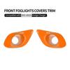 Orange Front Bumper Fog Light Lamp Cover Trim Accessories for Dodge Charger 15+