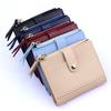 Fashion Women Wallet Candy Color Small Coin Zipper Purse Card Package