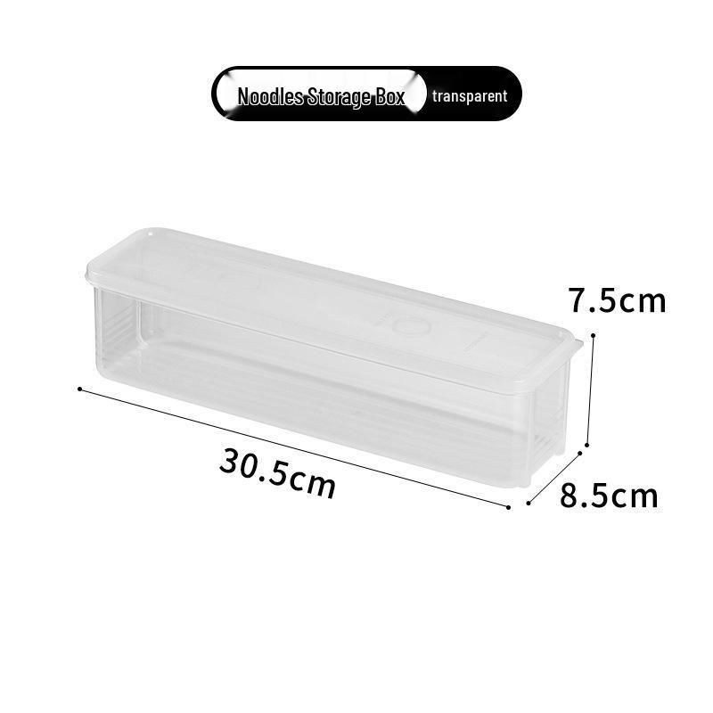 Контейнер для хранения спагетти большой вместимости - Прямоугольный, Длинный контейнер для лапши