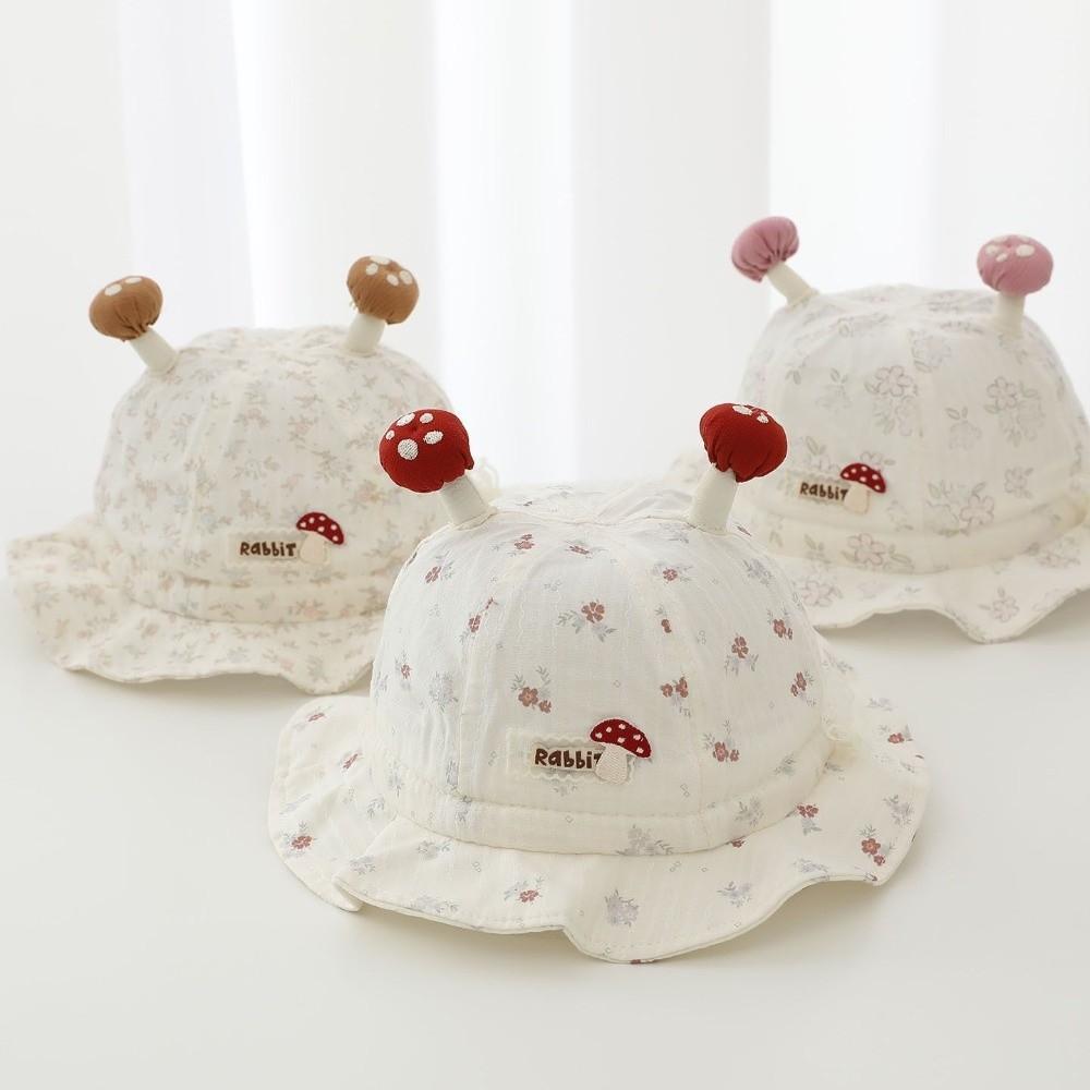 Cotton Baby Bonnet Sun Protection Baby Sun Hat Cute Fisherman Hat Spring Summer
