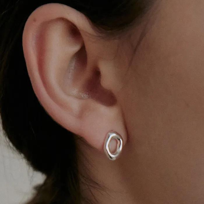 Tiny Round Earrings