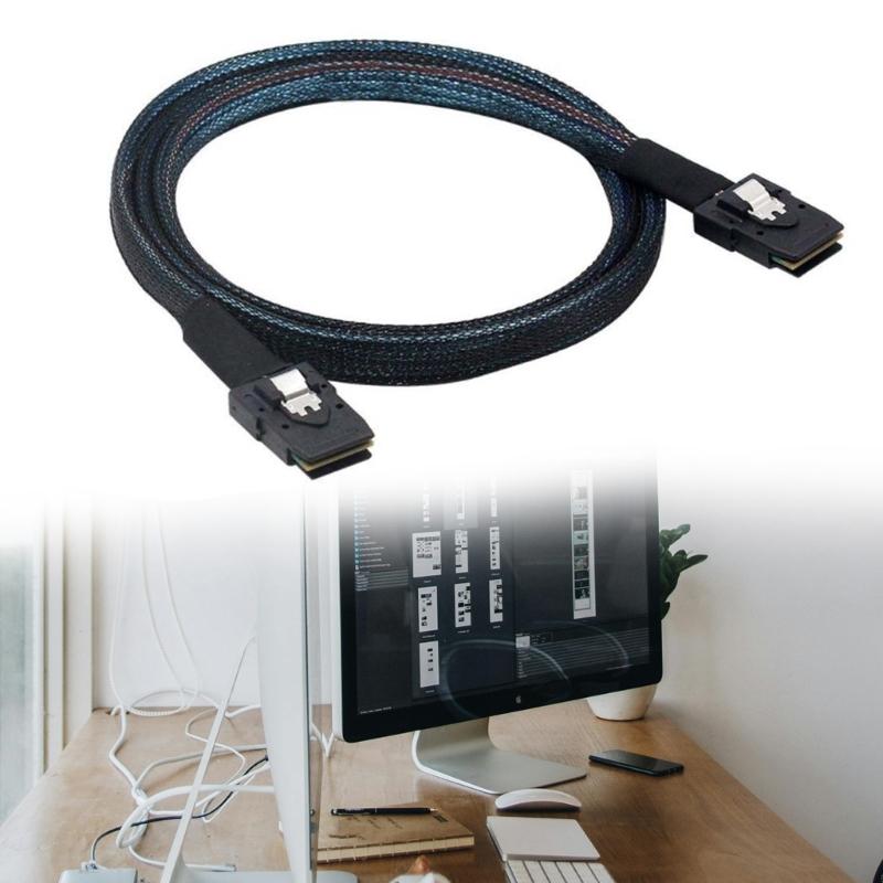 1m Internal Server Cable MiniSAS 36Pin SFF-8087 Male to Male for RAIDs Systems and Workstations