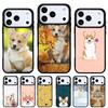 Чехол для телефона с корги Вельш-корги для iPhone 17 16 15 14 13 Pro Max Задняя крышка для 12 11 Pro Coque