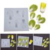 Flexible Silicone Vegetable Cabbage Leaf Mould Suitable for Handcraft Enthusiasts and Creative Projects Supplies