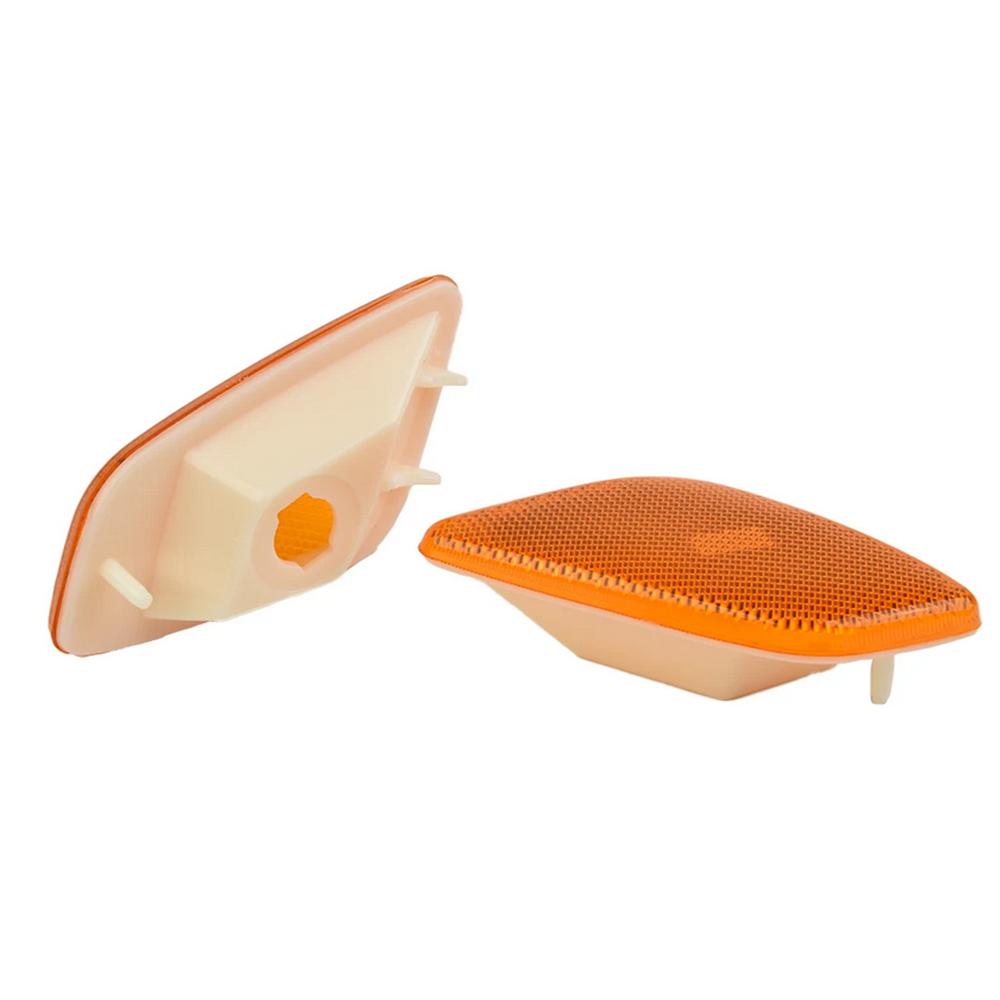 1Pair Side Marker Light Turn Signal Lens For Jeep Wrangler 1997-2006 W/o Bulbs