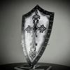 Nordic Crusader Shield Medieval Knight Shield Battle Knight Heater Shield Best Gift