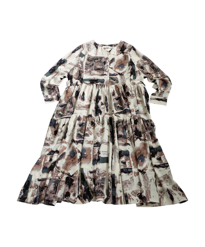 Женское платье Antiqua многоярусное, единый размер, смешанные цвета, длинное, PK-01235, 85,