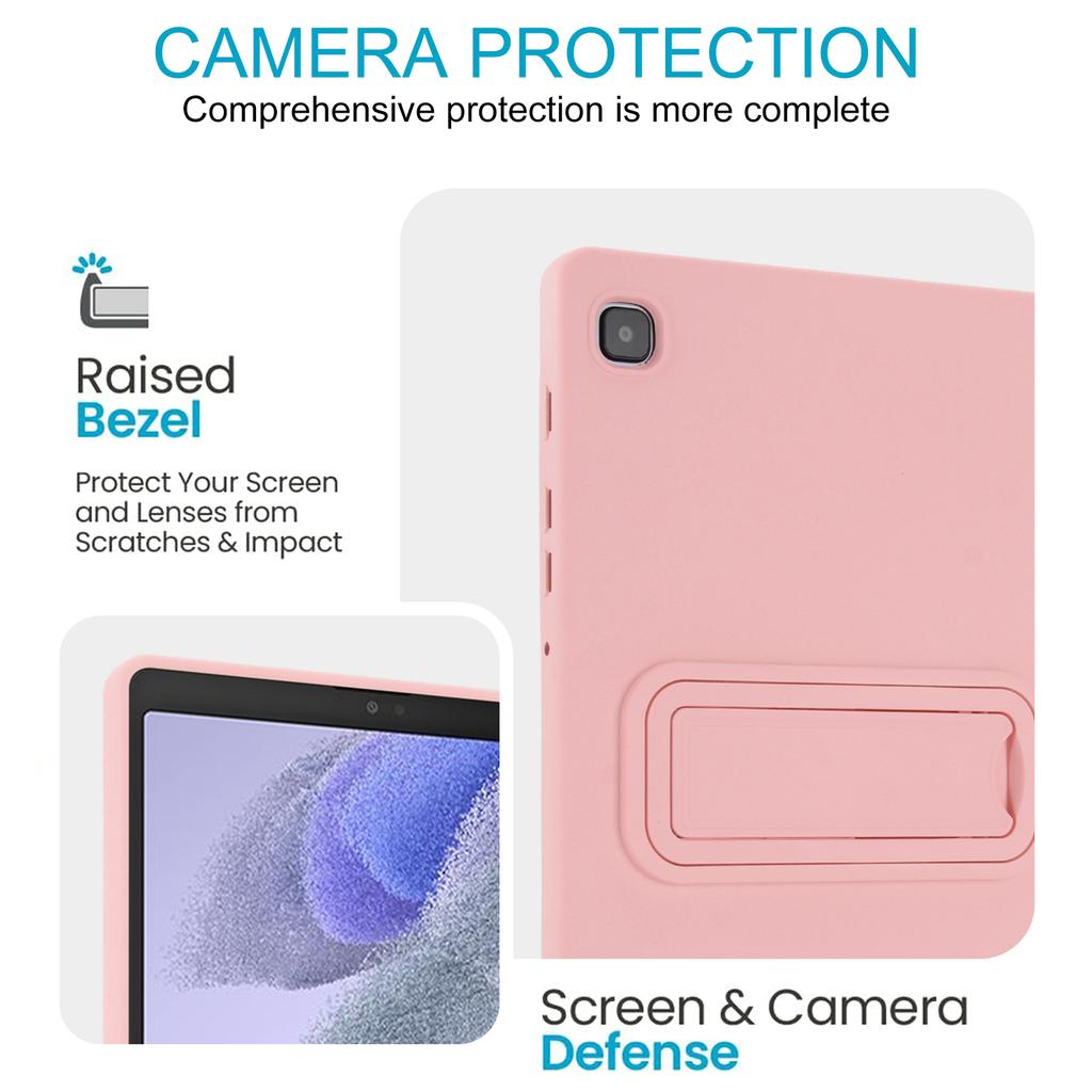 For Samsung Galaxy Tab A7 Lite 8.7-inch Case TPU+PC Skin-Friendly Kickstand Tablet Cover