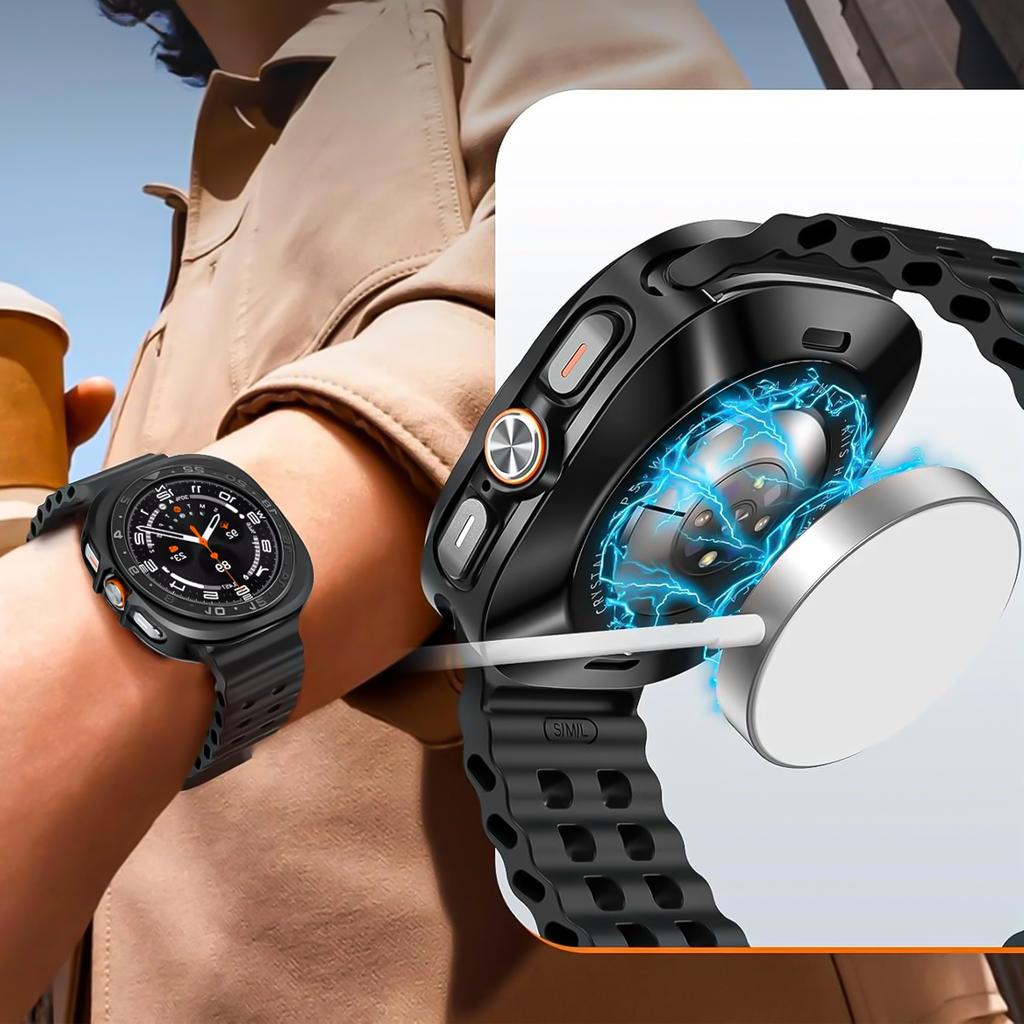 Для Samsung Galaxy Watch Ultra 2025 47мм Чехол Металлический Чехол Аксессуары Жесткая Рамка Металлический Чехол для Samsung Galaxy Watch 7 Ultra 47мм