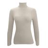Women's Fashion Casual Solid Color Sweater Long Sleeve Slim Sweater Pullover Top