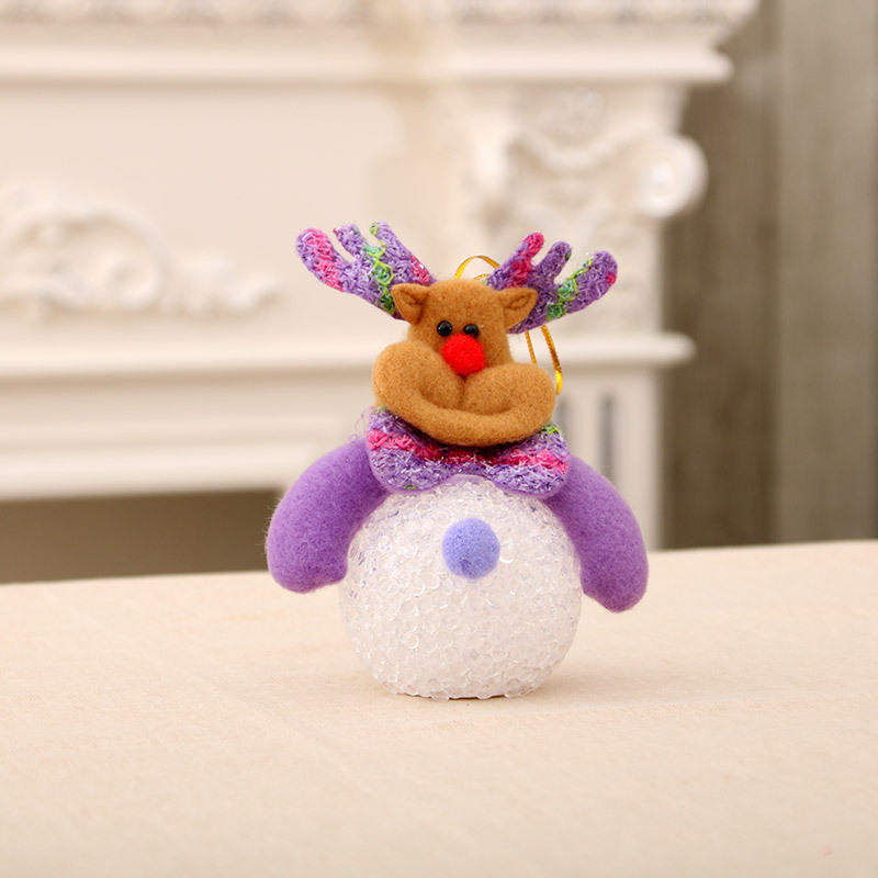 Рождественские украшения Светящийся ночник EVA Snow Man Рождественские подарки Украшения для елки