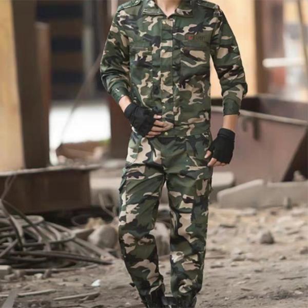 Мужской комплект одежды для охоты, военная куртка + брюки, камуфляжная куртка для активного отдыха, утолщенный износостойкий инструментальный комбинезон(Нет шляпы, нет ремня)