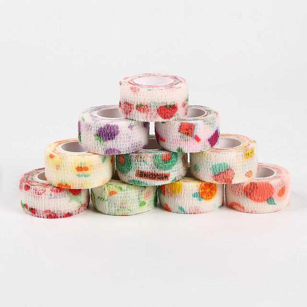 5 шт./набор Дышащий самоклеящийся бинт, эластичный бинт, нетканый материал, защита пальцев от износа, защита для домашних животных при занятиях спортом, оптовая продажа для колена и голеностопа