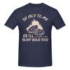 1 Piece Flaming Smoke Steak Meat Funny Sarcastic Graphic 100 Cotton Tshirt Be Nice To Me Or Ill Burn Your Food Tees Tops
