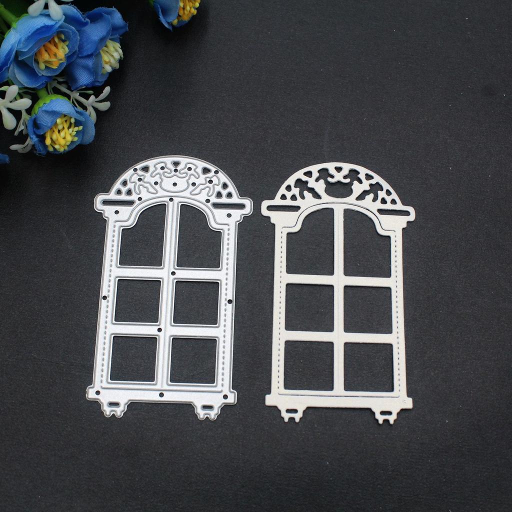 Металлические трафареты для вырезания окон для DIY скрапбукинга, фотоальбома, тиснения бумаги, открыток, поделок, вырубки