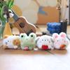 Cute Little Frog Pendant Plush Toy Doll Kitten Bunny Bag Hanging Keychain Doll