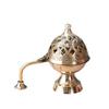 Курильница для благовоний, Brass Dhuna Loban Burner (5 inch, Golden),  Nestroots