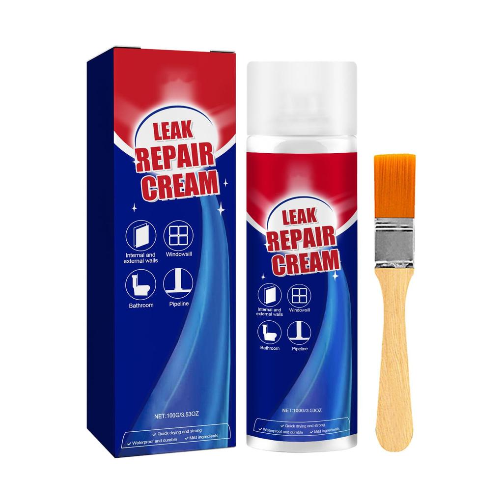Leak Sealant Spray With Brush, Leak Waterproof Sealant Spray, Sealant For Exterior Wall Works With Most Materials100ml