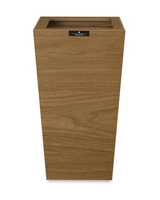 TATSU-CRAFT Bosk Basque Мусорное ведро, Квадратное, Большое, 9,3 л, Коричневое, Стильное, Компактное, С крышкой, Компактный дизайн для кухни, гостиной, дома, офиса,