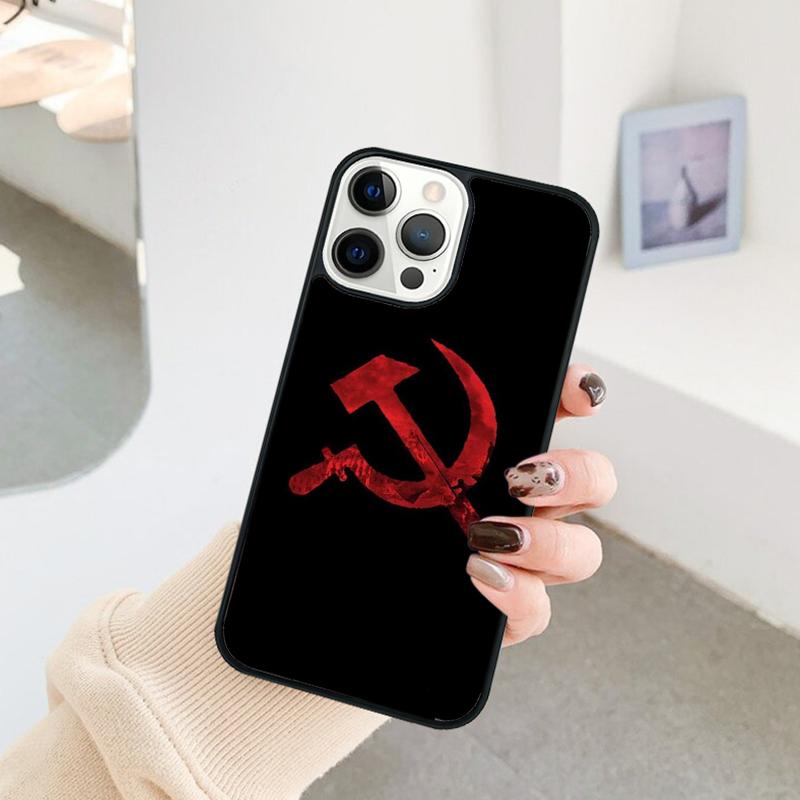 Soviet Union USSR Flag Phone Case For iPhone 17 Air 16 15 14 11 12 13 Pro MAX Plus coque Cover Shell