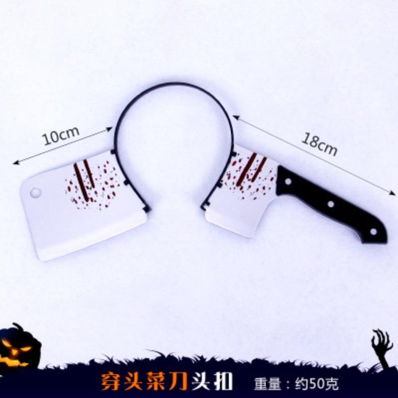 Halloween Horror Costume Accessories Bloody Headbands (Bloody Knife/Syringe/Scissors) Fun Headwear Accessories