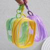 Color Clear Zipper Storage Bag Cartoon Doll Children Toy Mystery Box Organizer Earphones Chargers Pouch Gift Bags Dustproof Case